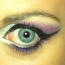 Purple And Silver Winged Liner