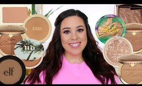 RANKING ALL OF MY BRONZERS FROM WORST TO BEST + A QUICK DECLUTTER!
