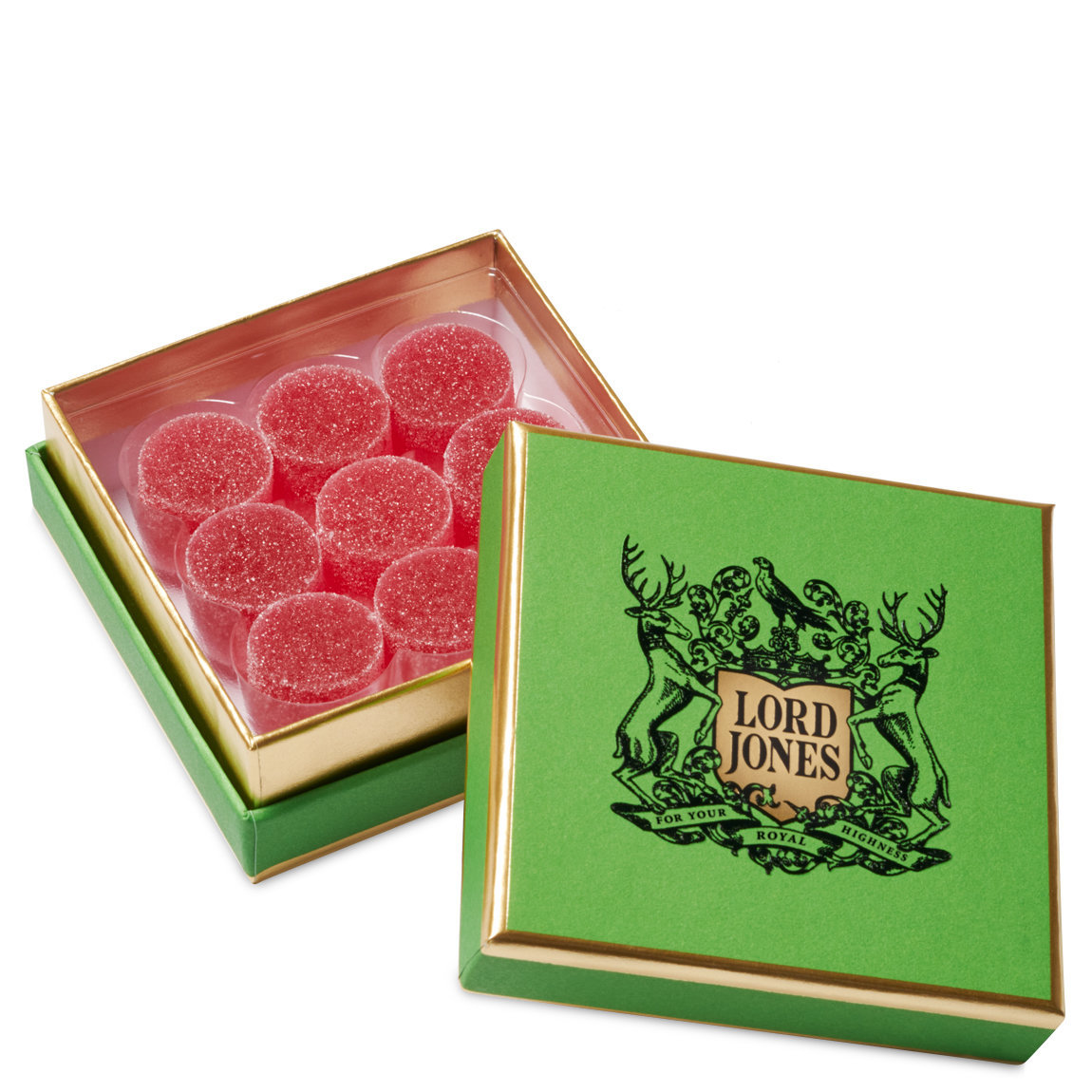 Lord Jones Old Fashioned Hemp-Derived CBD Gumdrops Watermelon alternative view 1 - product swatch.