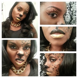 Holloween makeup by me @genastylez