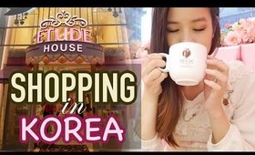 Shop with me in KOREA | Makeup Shopping in Korea & Street Food!