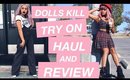 Dolls Kill Haul Try On and Review