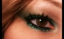 Green Glitter using Glamour Doll Eyes