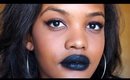 Get Ready With Me | Cat Eyes + Black Lips