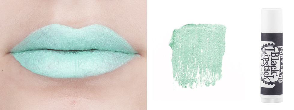 Green Lipstick: Portland Black Lipstick Company Chrlorosis