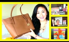 HUGE GIVEAWAY! MICHAEL KORS BAG & MAKEUP!