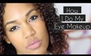 How I Do My Eye Makeup BLINDLY | Cat Eye and Everyday Makeup with Stargardt's Disease ◌ alishainc