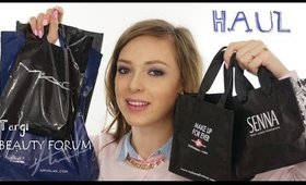 HAUL mufe kryolan senna ardell  - Targi BEAUTY FORUM