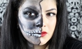 Skull Face Makeup Tutorial Halloween
