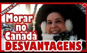 As DESVANTAGENS de MORAR no CANADÁ | Tempestade de NEVE | Ruas de TORONTO | Brasileiros no Canada