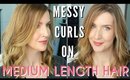 How To Style A Long Bob | EASY Undone Curls Tutorial
