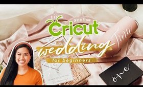 How To Make Wedding DIYs with Cricut Vinyl | Easy Projects and Tips for Beginners