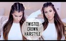 Twisted Crown (Half Up / Half Down) Hair Tutorial!