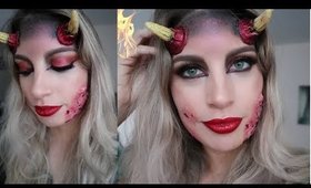 DIABLO |  GLAM DEVIL HALLOWEEN MAKEUP | SFX BURNS