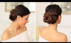 2 Minute Elegant Bun Hair Tutorial | Luxy Hair