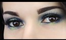 Blue Gold Eyeshadow Tutorial | Morphe 35B palette