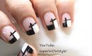 French Tip Squares ♦ French Manicure Nail Art Designs ♦ Nail Art Facile Ongles Tutorial