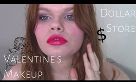 Dollar Store Valentine's Day Look + GIVEAWAY