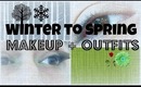 Winter to Spring Eye Makeup+Outfits (Collab w/ HeartHailee)