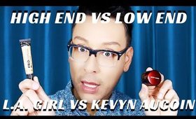 High End VS Drugstore Concealers! Kevyn Aucoin VS L.A. Girl Makeup Tutorial - mathias4makeup