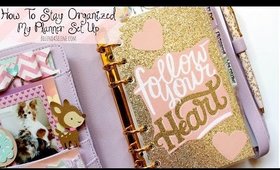 How To Stay Organized | My Kikki K and Erin Condren Planner Set Up