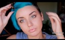 BLUE HAIR!!! Get Ready With Me! Makeup, Hair, & OOTD! | amirameki