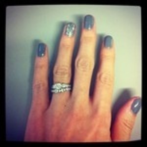 L'oreal Color Riche - Greycian Goddess
Sephora Jewelry Top Coats- Flurry Up 