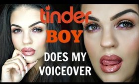 TINDER BOY Does My Voice Over!!! | Using the Too Faced PB & J Palette