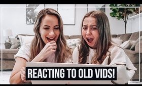 REACTING TO MY OLD VIDEOS from 2011! ft. Adrienne Finch