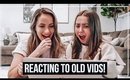 REACTING TO MY OLD VIDEOS from 2011! ft. Adrienne Finch