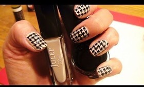 Houndstooth Nail Tutorial