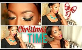 GET READY WITH ME ❆ CHRISTMAS : Makeup, Hair & Outfit ♡