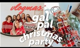 Productive Sunday + Holiday Party with the gal pals | Vlogmas 9, 2019