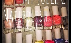 MY JULIE G NAILPOLISH COLLECTION!!