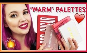 TOP 5 WARM EYESHADOW PALETTES! (ABH, Jeffree Star, Colourpop)