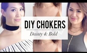 DIY Chokers - Dainty & Bold Styles  | ANN LE