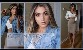 GRWM Date Night 2019 | Outfit Makeup & Hair Transformation (Before & After!)