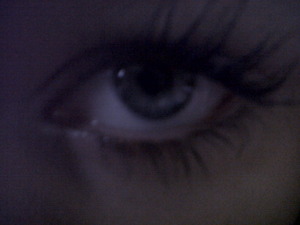 Just thought i would post this picture of my eye, with a tiny bit of mascara on:-) 
