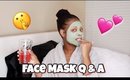 I Have A Boyfriend Now.. | Face Mask Q&A