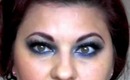 Gwen Stefani "Teal/blue smokey eye"