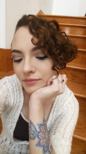 DevaCurl is a lifesaver! Also, this nyx suede lipstick is gorgeous. 