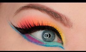 LISA FRANK MAKEUP: CYOA Melt Radioactive Stack Tutorial