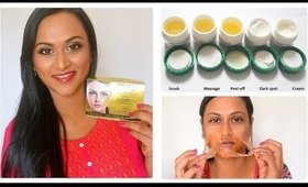 Biotique Gold Radiance Facial Kit Review & Demo