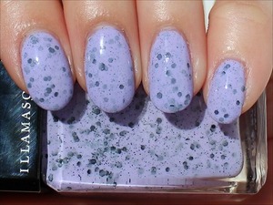 See my in-depth review and more swatches here: http://www.swatchandlearn.com/illamasqua-speckle-swatches-review/
