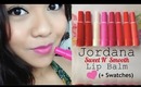 NEW Jordana Sweet N' Smooth Lip Balms (With Swatches) - TheMaryberryLive