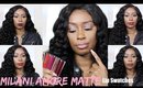 MILANI AMORE MATTE LIPSWATCHES 2017|BEAUTYBYCRESENT