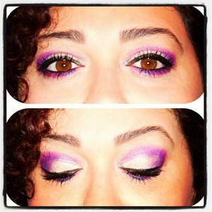 makeup fucsia violet