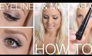 Beginners Eyeliner, Mascara, Eyebrows ♡ How To Wing Your Eyeliner