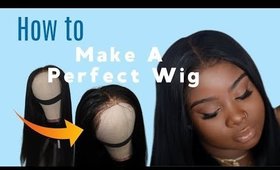 Very Detailed !! Making a WIG using 13x6 Lace Front & Install | #klaiyihair