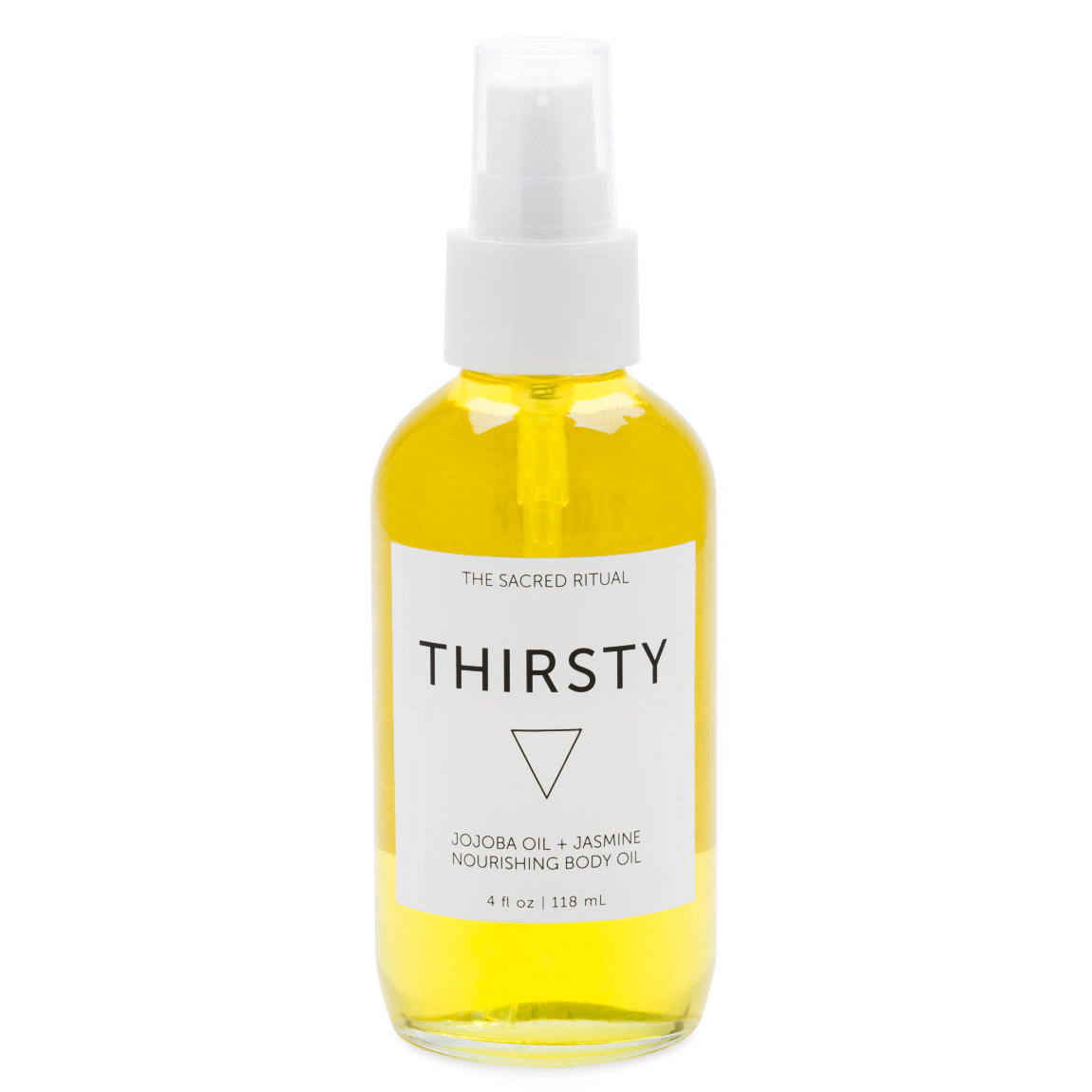 The Sacred Ritual Thirsty Jojoba Oil + Jasmine Nourishing Body Oil alternative view 1 - product swatch.